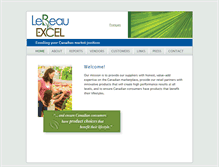 Tablet Screenshot of lebeauadvance.com